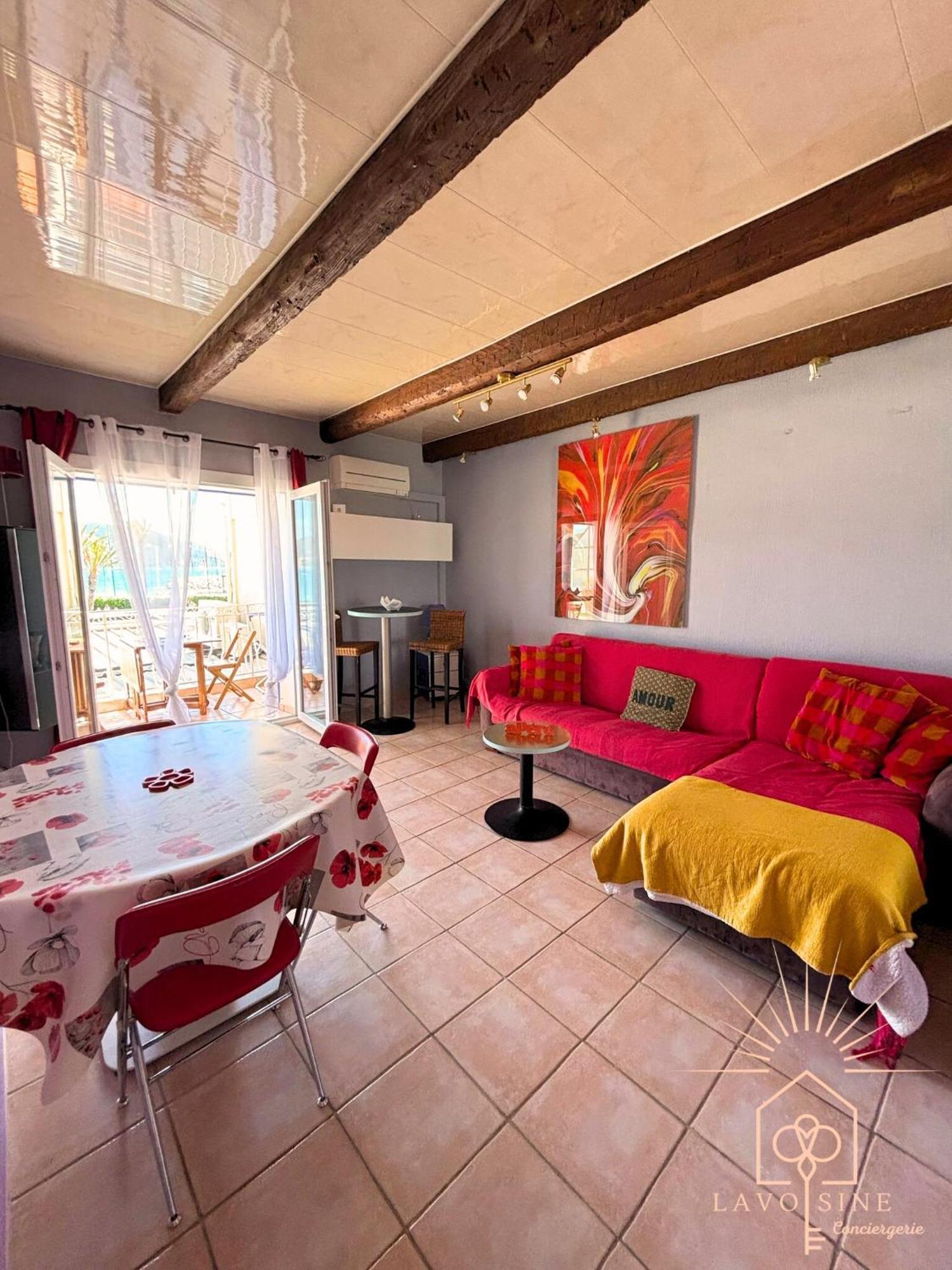 Apartament Les Pieds Dans L'Eau Saint-Cyr-sur-Mer Zewnętrze zdjęcie