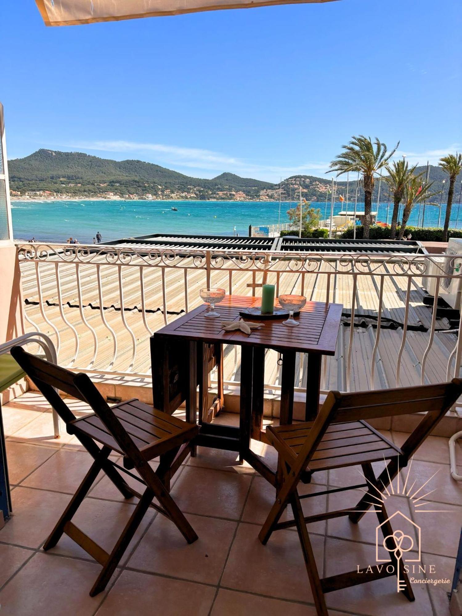 Apartament Les Pieds Dans L'Eau Saint-Cyr-sur-Mer Zewnętrze zdjęcie